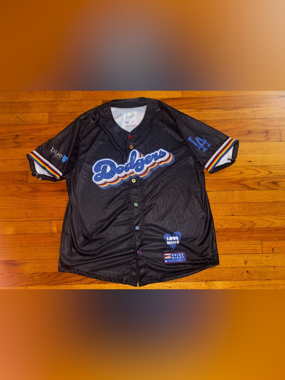 Los Angeles Dodgers LGBTQ+ Pride Night Jersey 2024 - Men's Size XL
